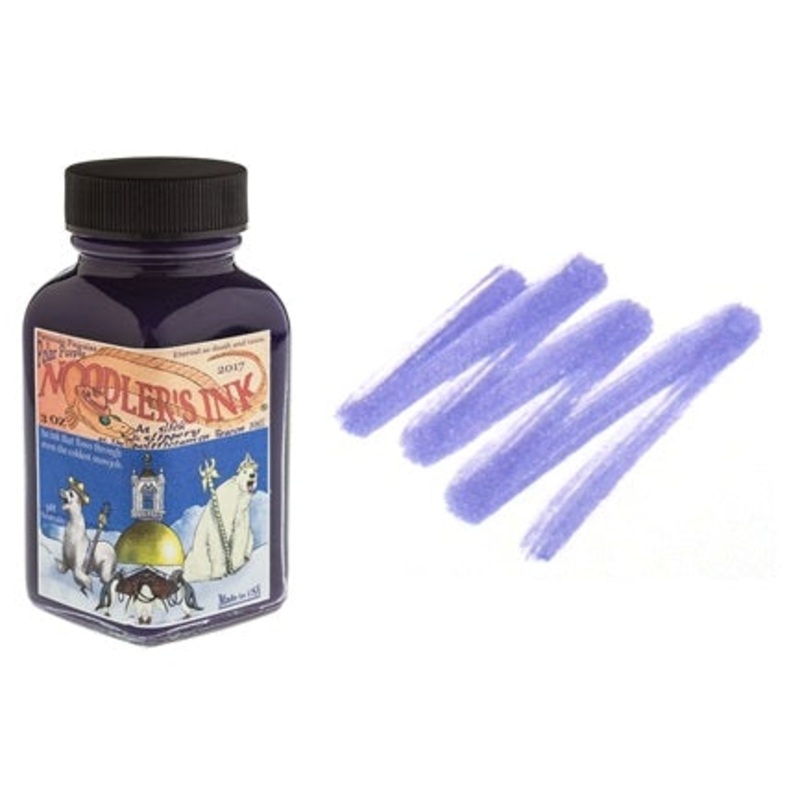 Noodlers Fountain Pen Ink Bottle – Polar Purple