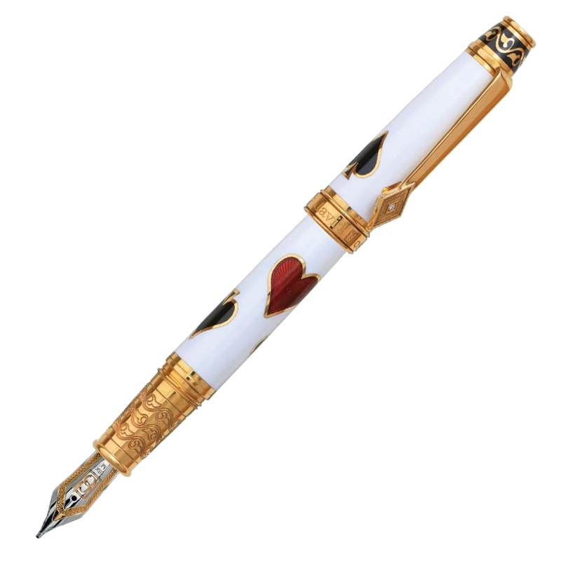 David Oscarson Les Quatre Couleurs White Pen Fountain Pen Fine