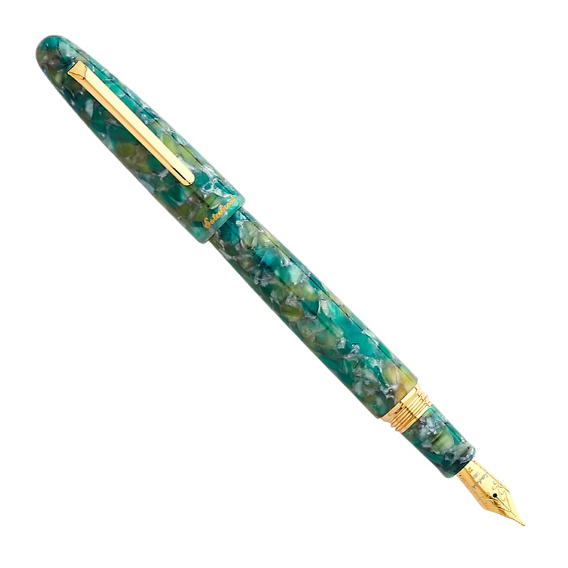 Esterbrook Estie Sea Glass with Gold Trim – Oversize – Fountain Pen EF