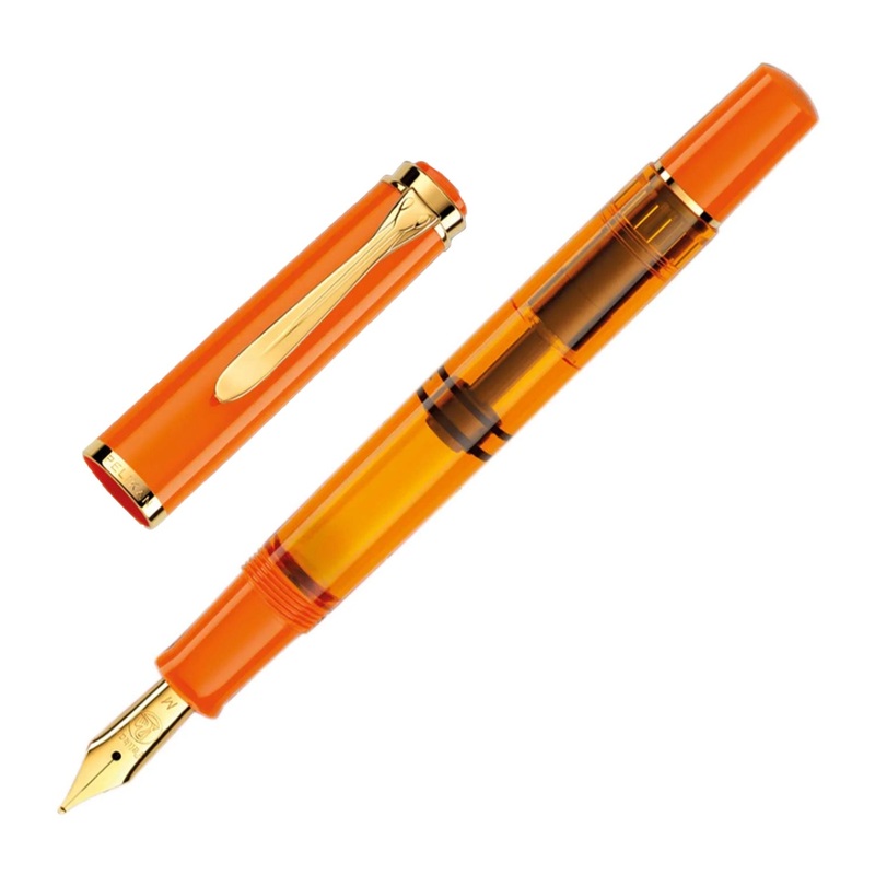 Pelikan M200 Fountain Pen – Orange Delight GT (Special Edition) Extra Fine