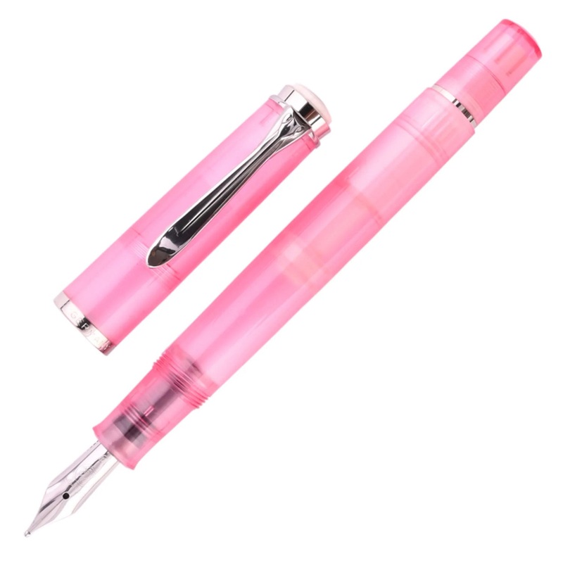 Pelikan M205 Fountain Pen – Rose Quartz CT (Special Edition) Extra Fine