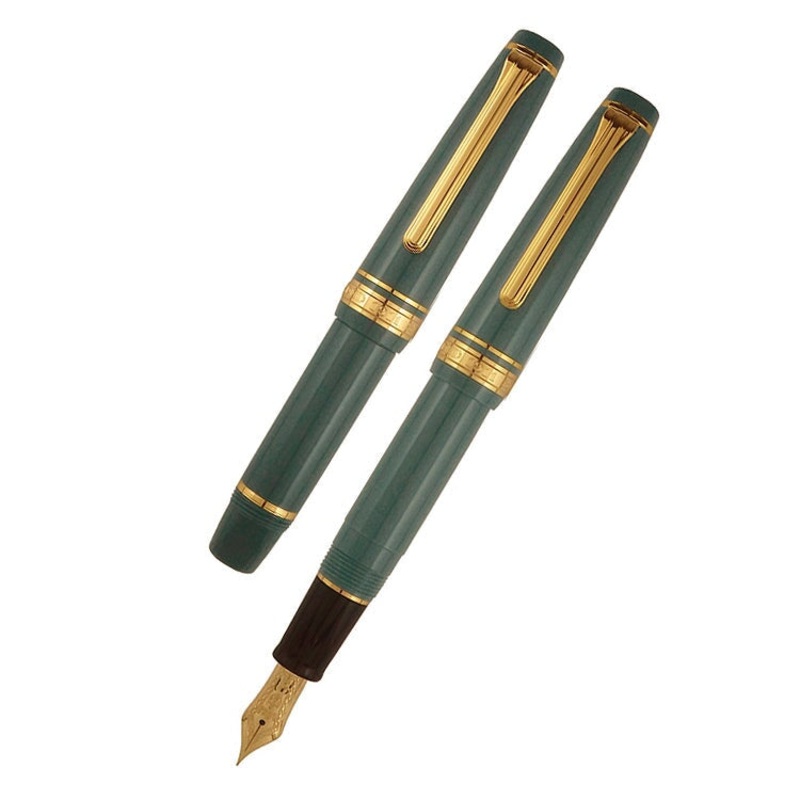 Pro Gear Slim Mini Fountain Pen – Slate Green – Medium Fine
