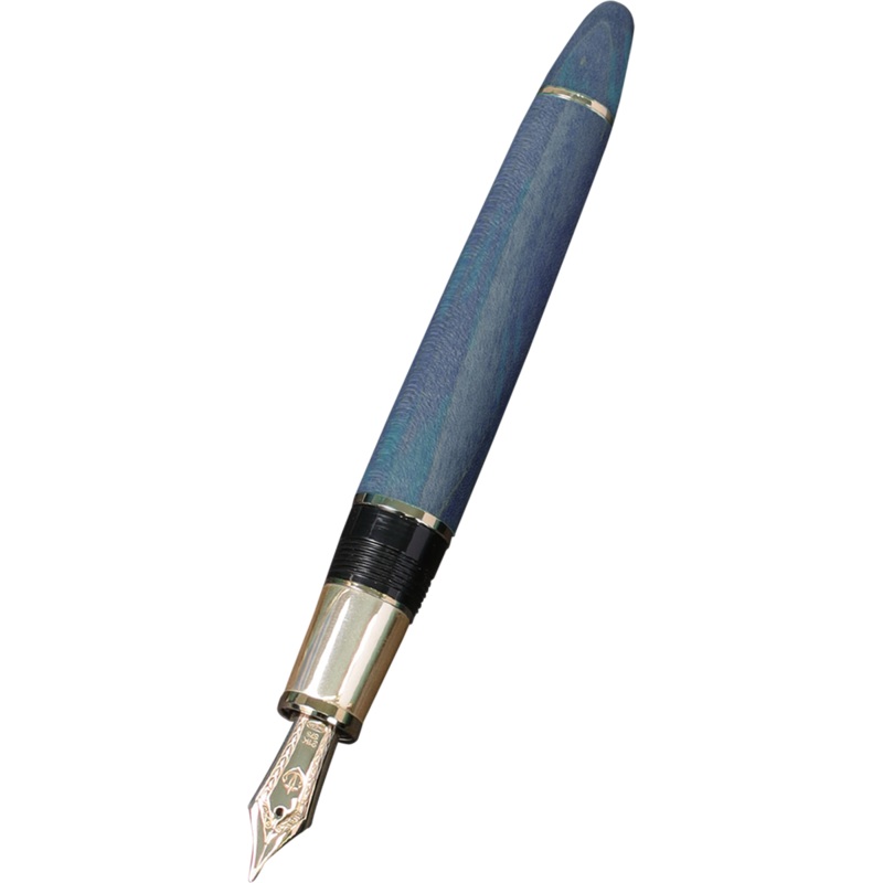 Sailor Bespoke Fountain Pen – Hard Maple Indigo Medium Fine