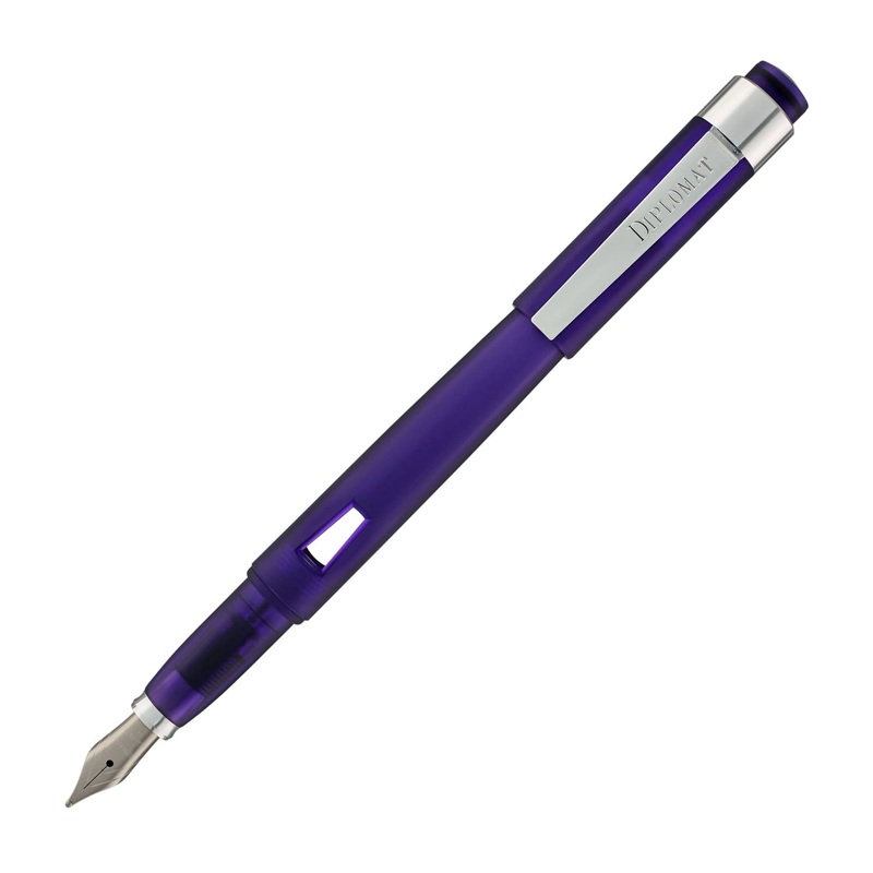 Diplomat Magnum Demo Fountain Pen in Purple Medium
