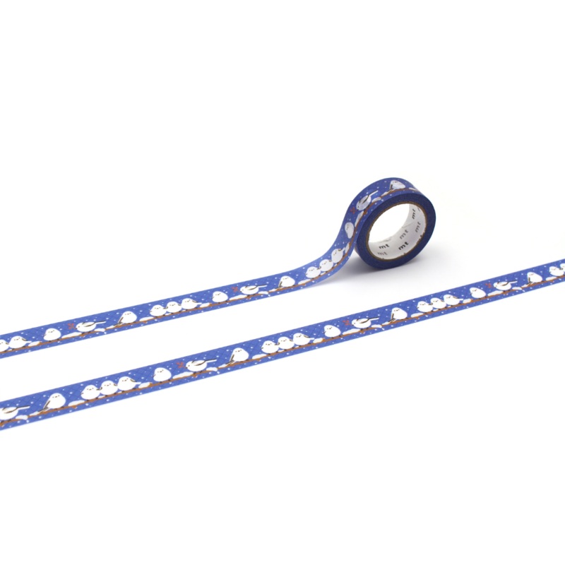 MT EX Washi Tape – Long-Tailed Tit Winter