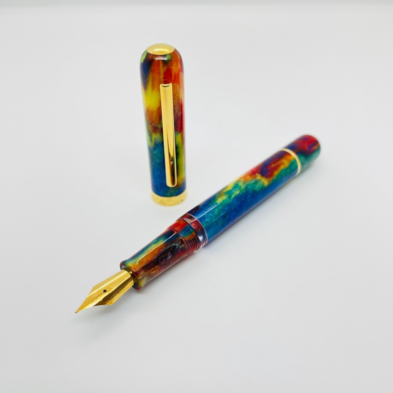 Nahvalur (Narwhal) Nautilus Voyage Fountain Pen Los Angeles (Limited Edition) Fine
