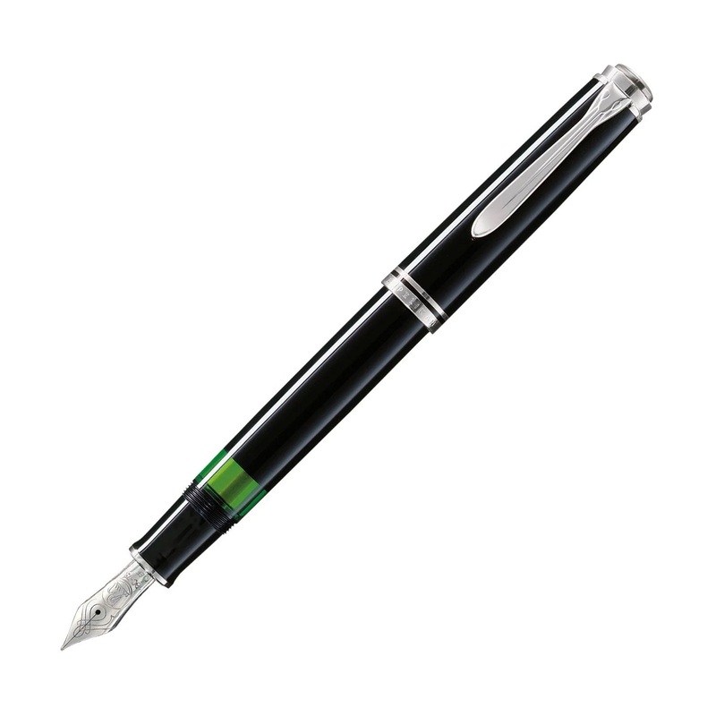 Pelikan M805 Fountain Pen – Black CT Extra Fine