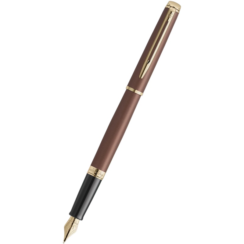 Waterman Hmisphre Fountain Pen – Understated Edit Copper Red – Fine Nib Fine