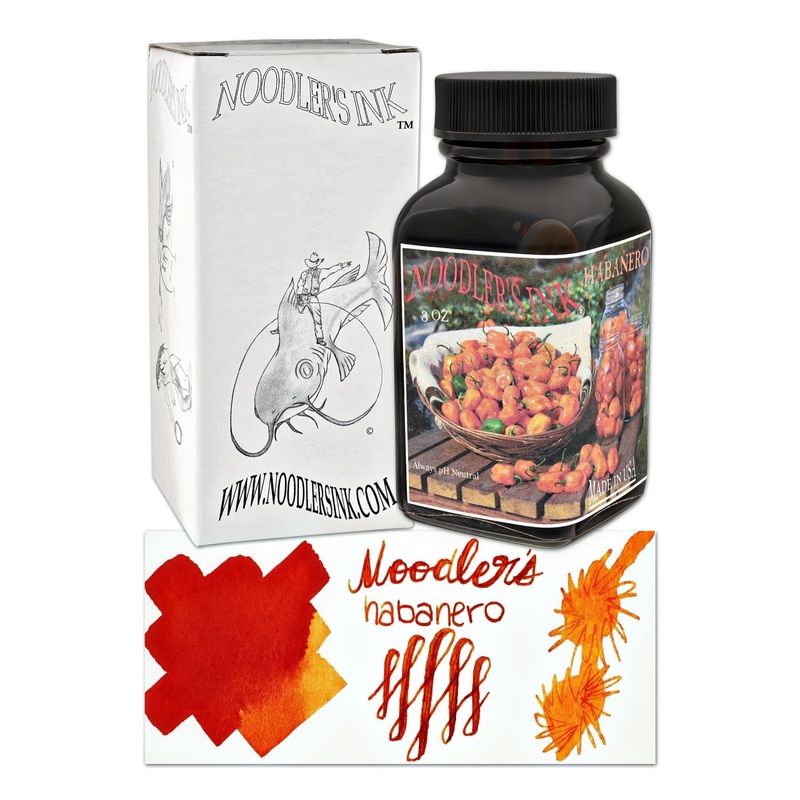 Noodler’s Habanero Fountain Pen Ink – 3oz Bottle