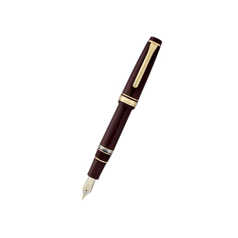 Sailor Professional Gear 21k Nib Fountain Pen – Realo Maroon with Gold Accent [Pre-Order] Extra Fine