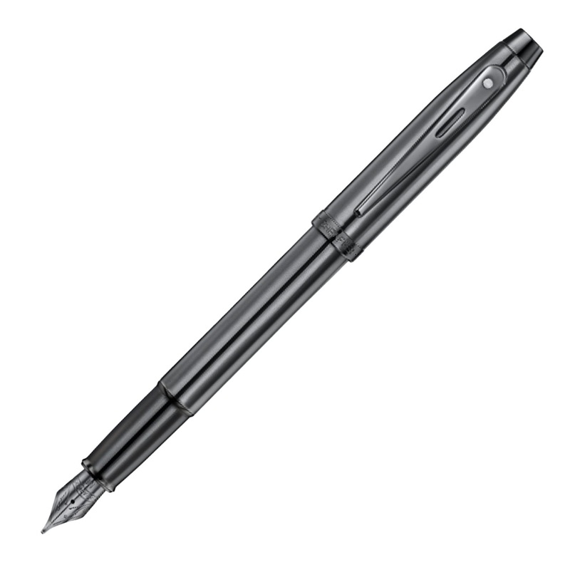 Sheaffer 100 Ionic Fountain Pen – Gunmetal Grey PVD Fine