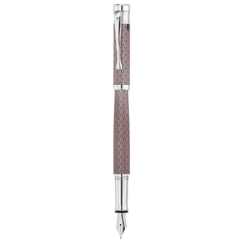 Waldmann Tango Imagination Fountain Pen – Burgundy – Steel Steel Extra Fine