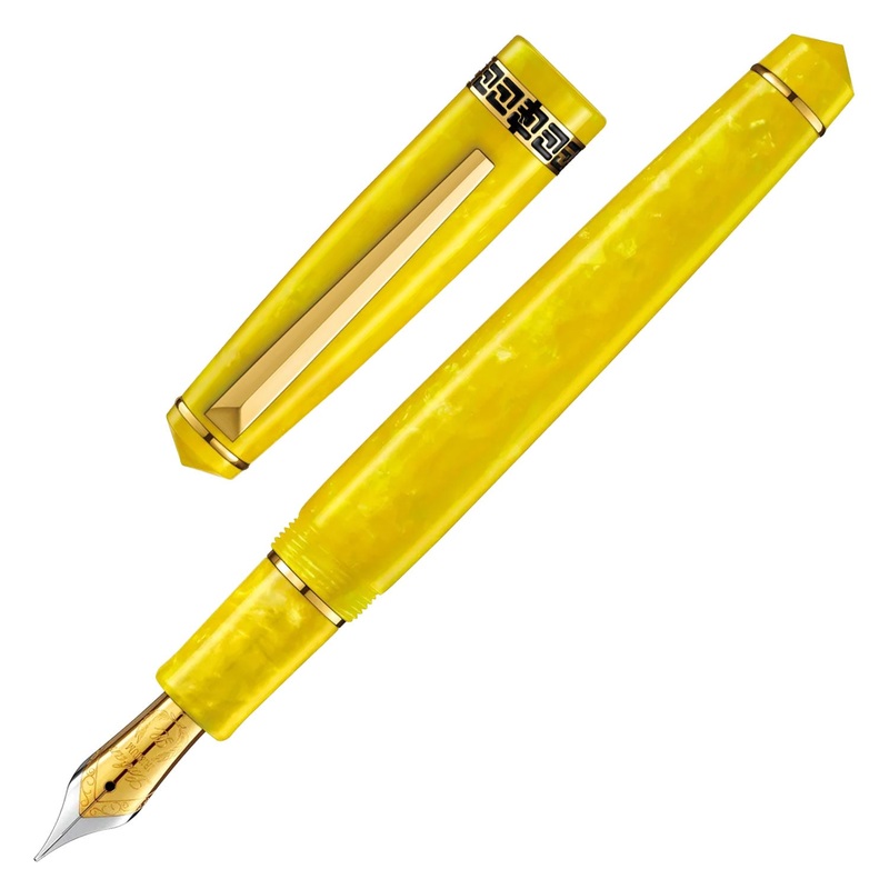 Laban Rosa Fountain Pen – Sunny Yellow GT Extra Fine