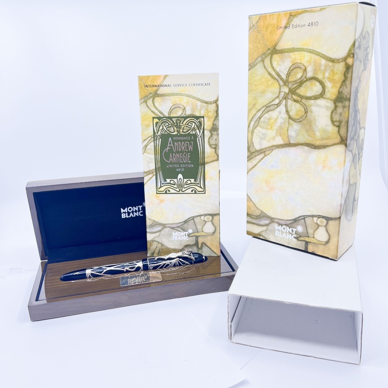 Montblanc Andrew Carnegie Patron of the Arts Limited Edition Fountain Pen