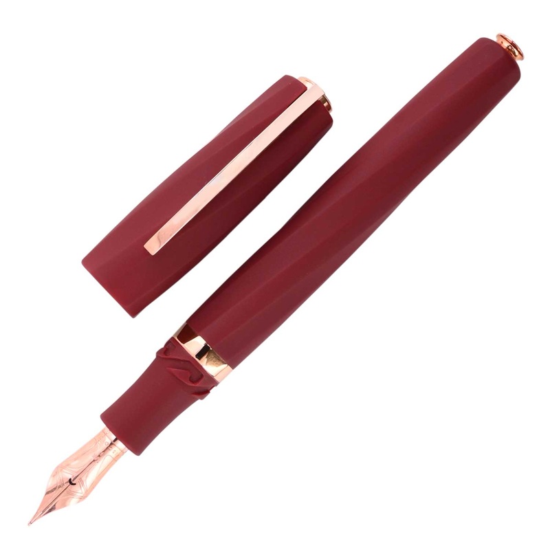 Visconti Divina Fountain Pen – Matte Bordeaux Extra Fine