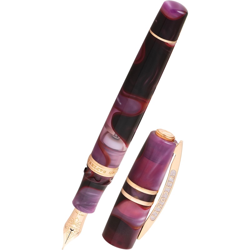 Visconti Homo Sapiens Fountain Pen – Iris Garden (Limited Edition) Extra-Fine