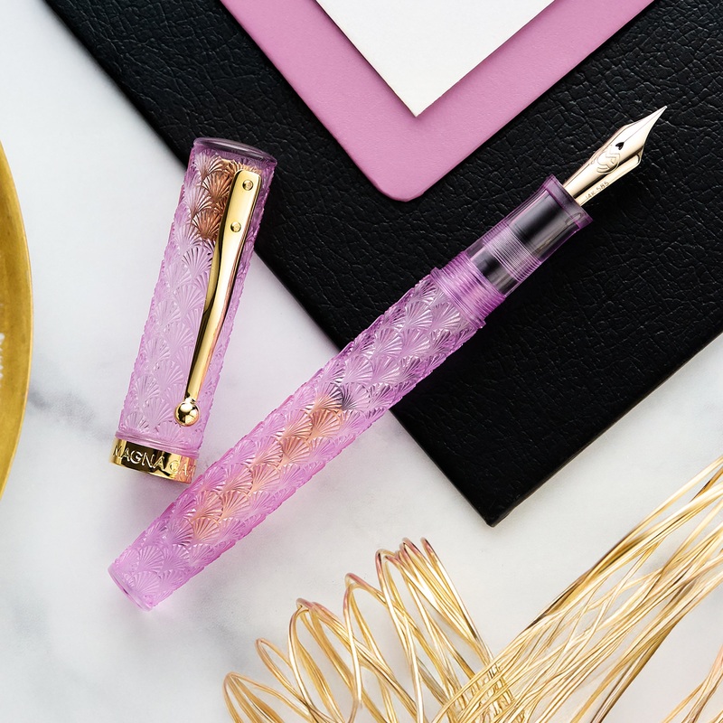 Magna Carta Mag 600 Fountain Pen – Art Deco Purple (Special Edition) 14k Flex