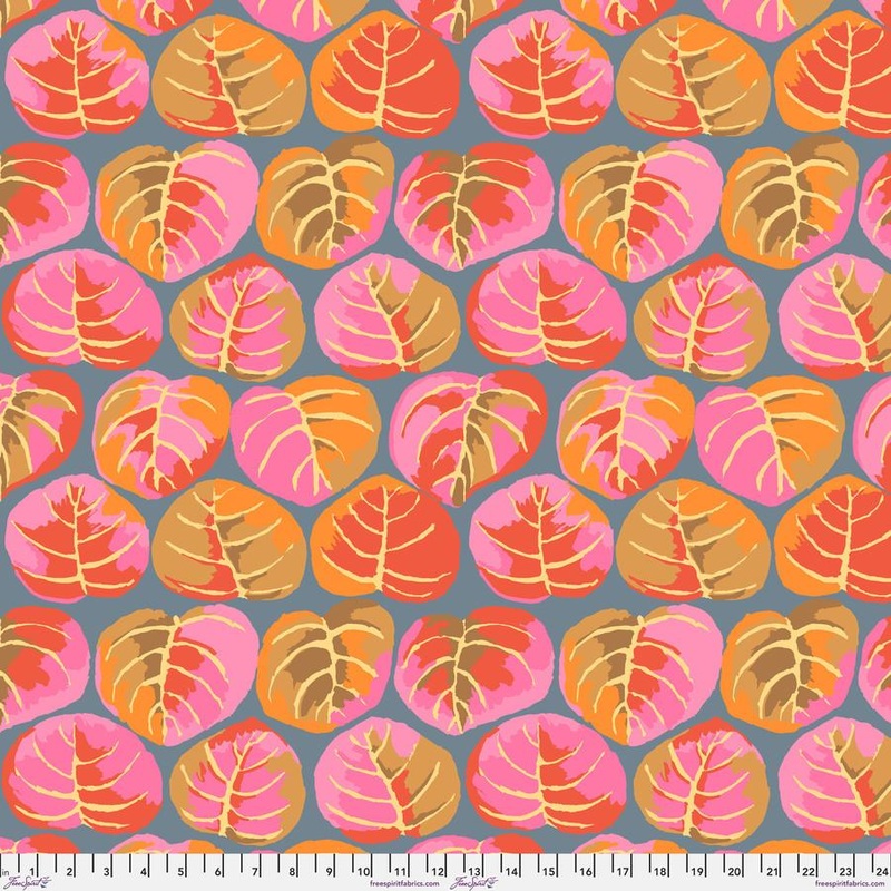 Kaffe Backing Palm Leaves: Pink