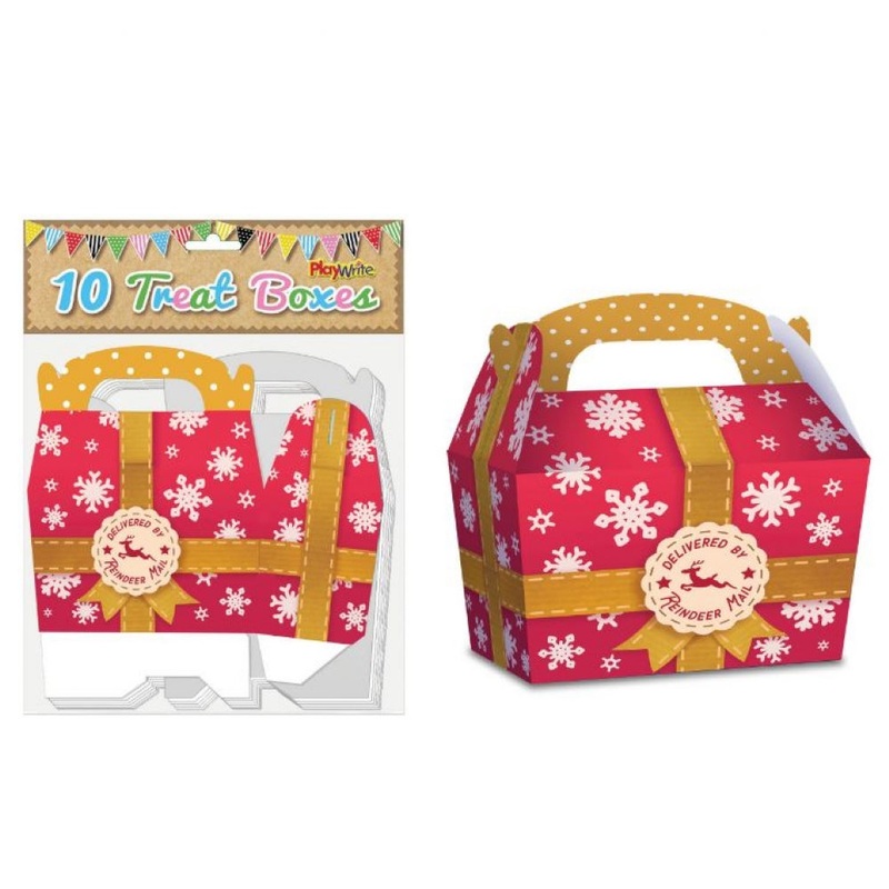 Reindeer Mail Treat Boxes – 10 Pack