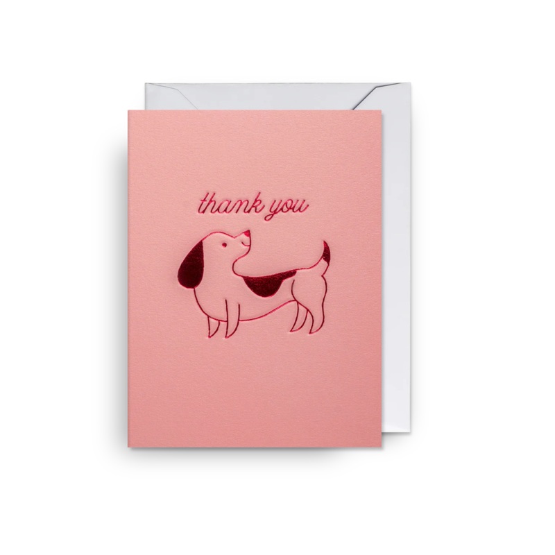Thank You Dog Mini Card