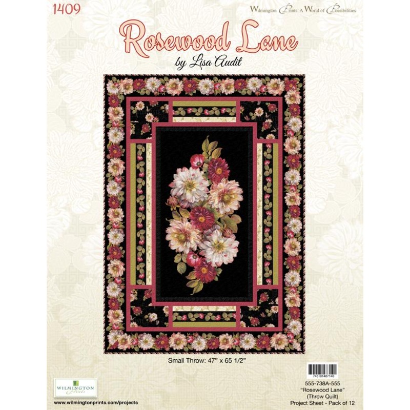 Rosewood Lane Throw Quilt