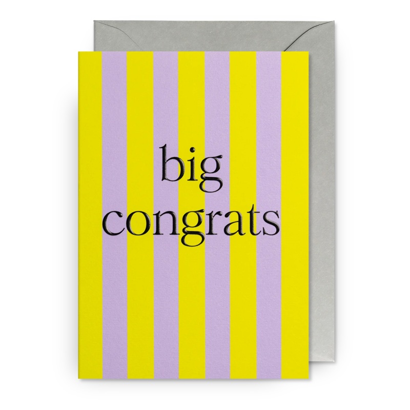 Big Congrats Stripes
