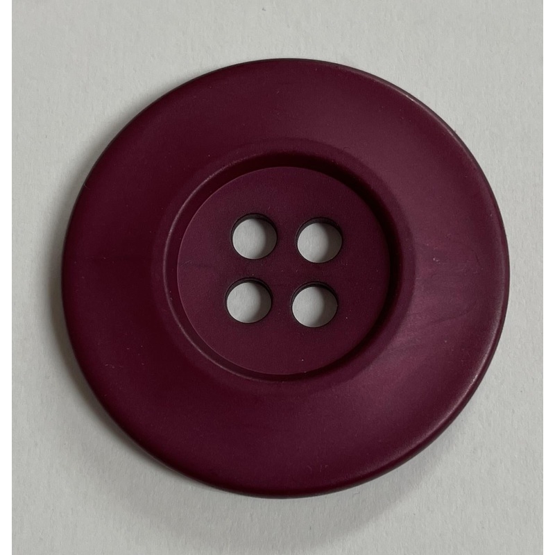 Button-Poly 55mm Dk Lilac