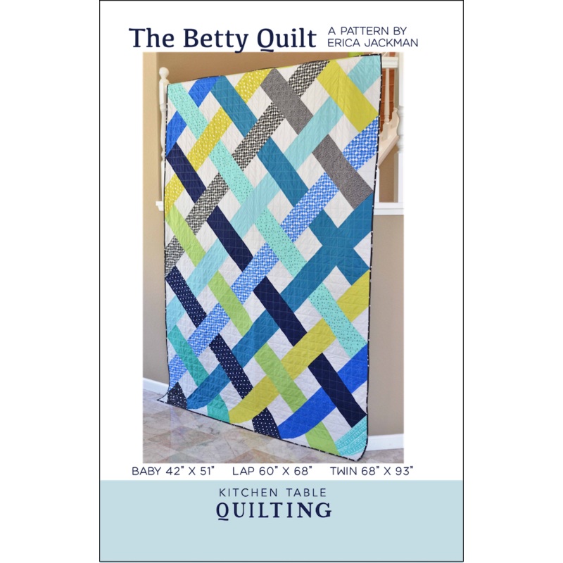 The Betty Quilt Pattern by Kitchen Table Quilting