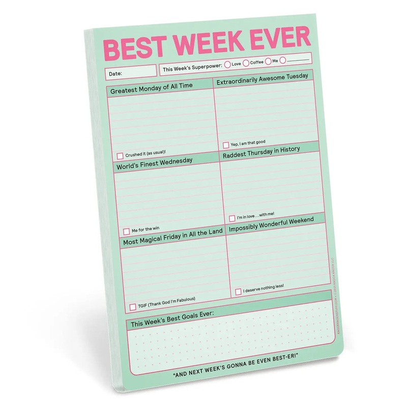 Best Week Ever Planner Pad