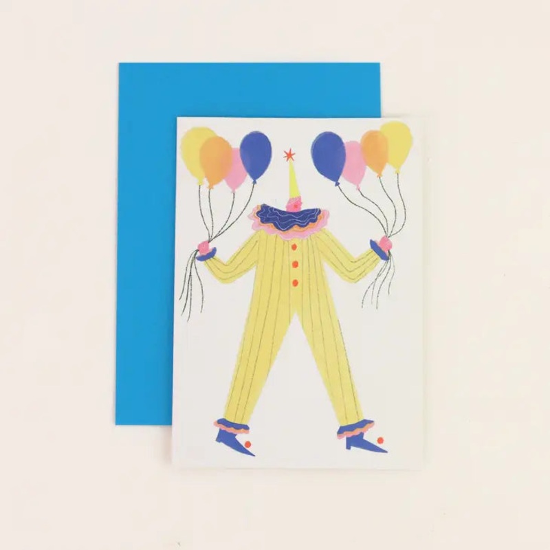 Clown with Balloons