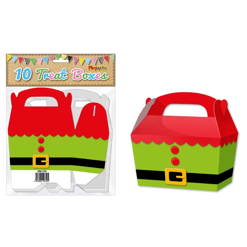 Elf Tunic Treat Boxes – 10 Pack