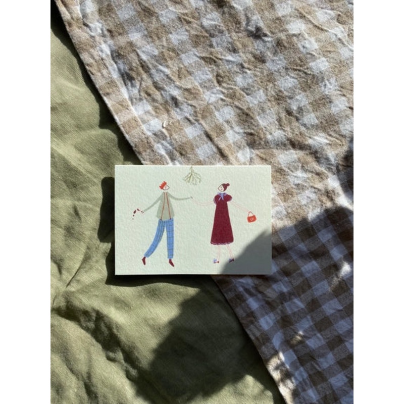 Dancing Under the Mistletoe Mini Card