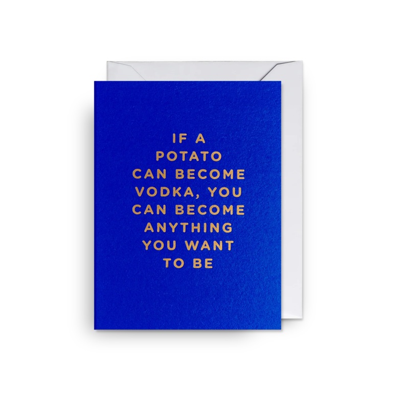 If a Potato Can Become Vodka Mini Card