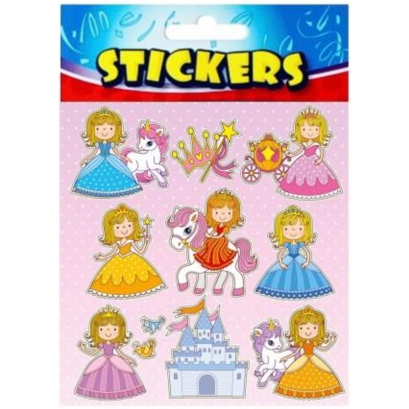 Princess Sticker Sheets – 6 Pack