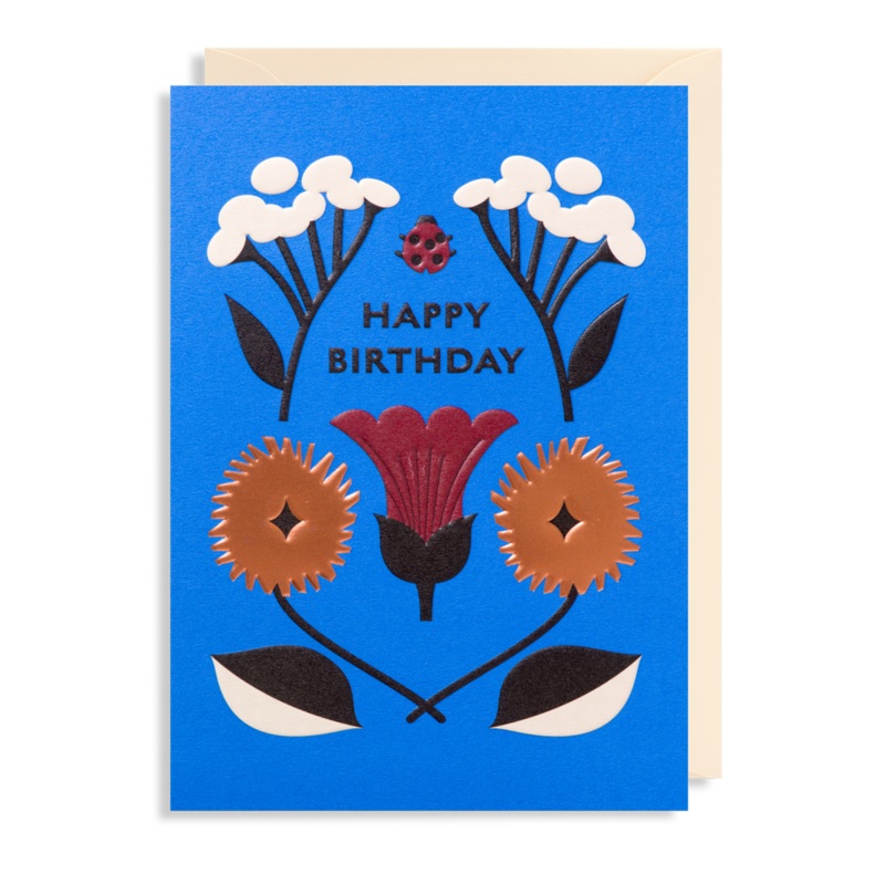 Ladybird Birthday Blue