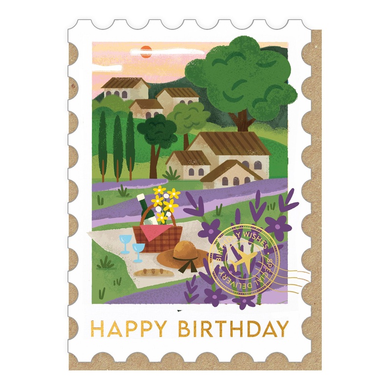 Provence Stamp Birthday