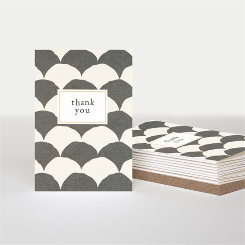 Thank You Mono Notecards Pack of 10