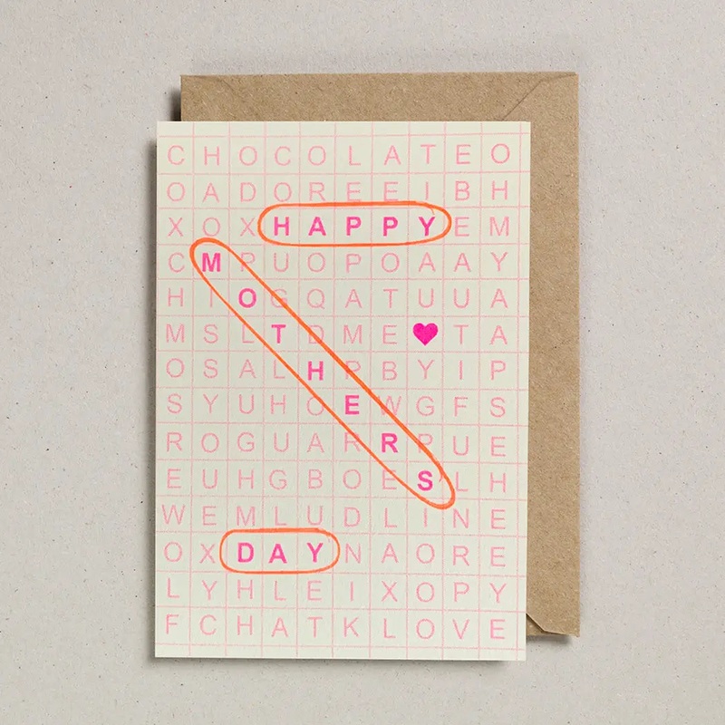 Happy Mother’s Day Wordsearch Card