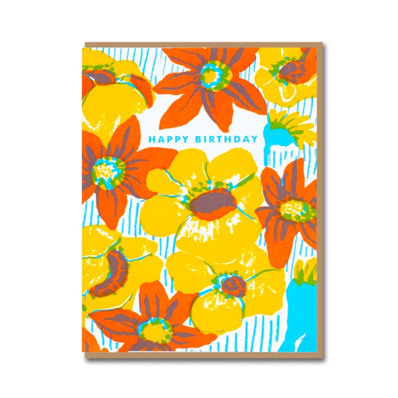 Bold Flower Birthday