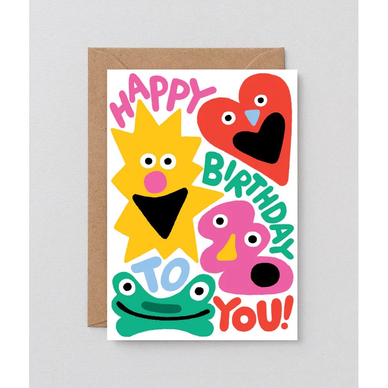 Happy Birthday to You Shapes