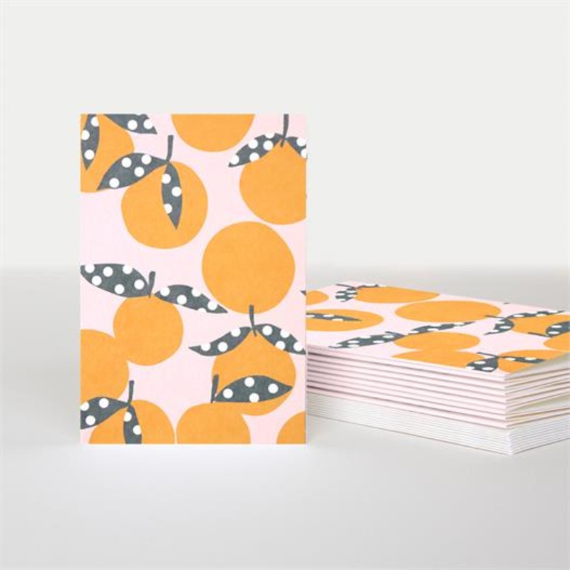 Spotty Oranges Notecards Pack of 10