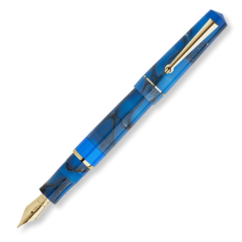Delta Duna Fountain Pen – Oasis Blue – 14K Nib Extra-Fine