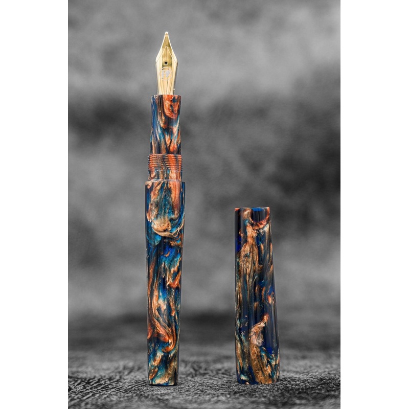 Galen X Studyo Agackakan – Fountain Pen V1 – Ocean Sun