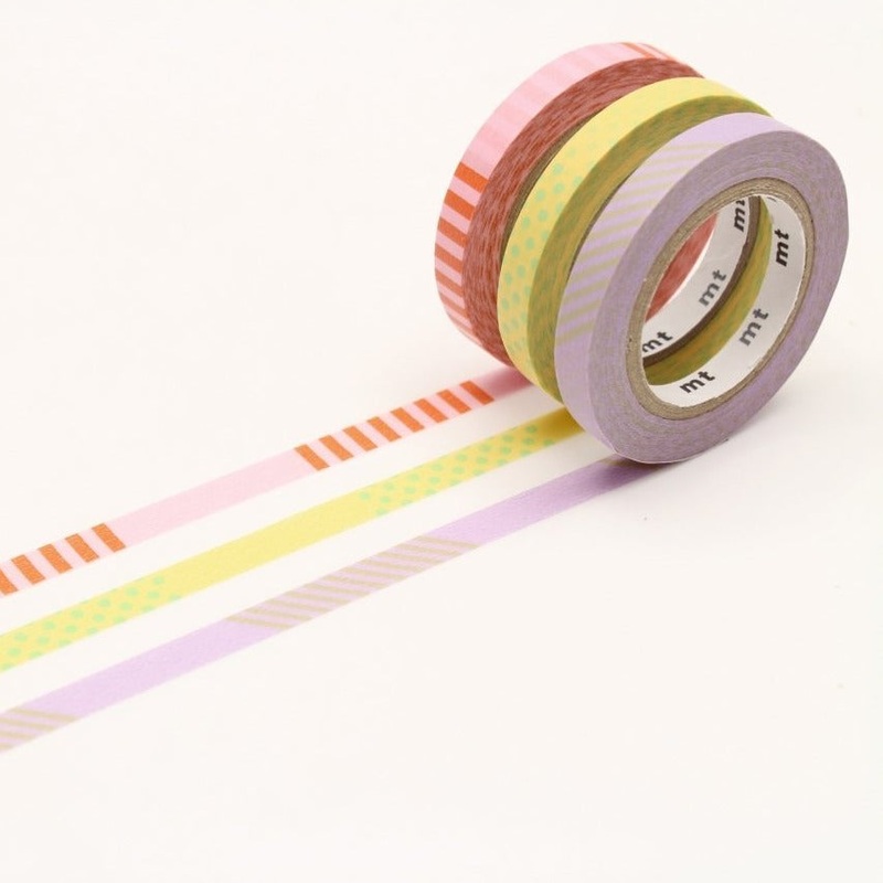 MT Slim 6mm Washi Tape Set Deco A