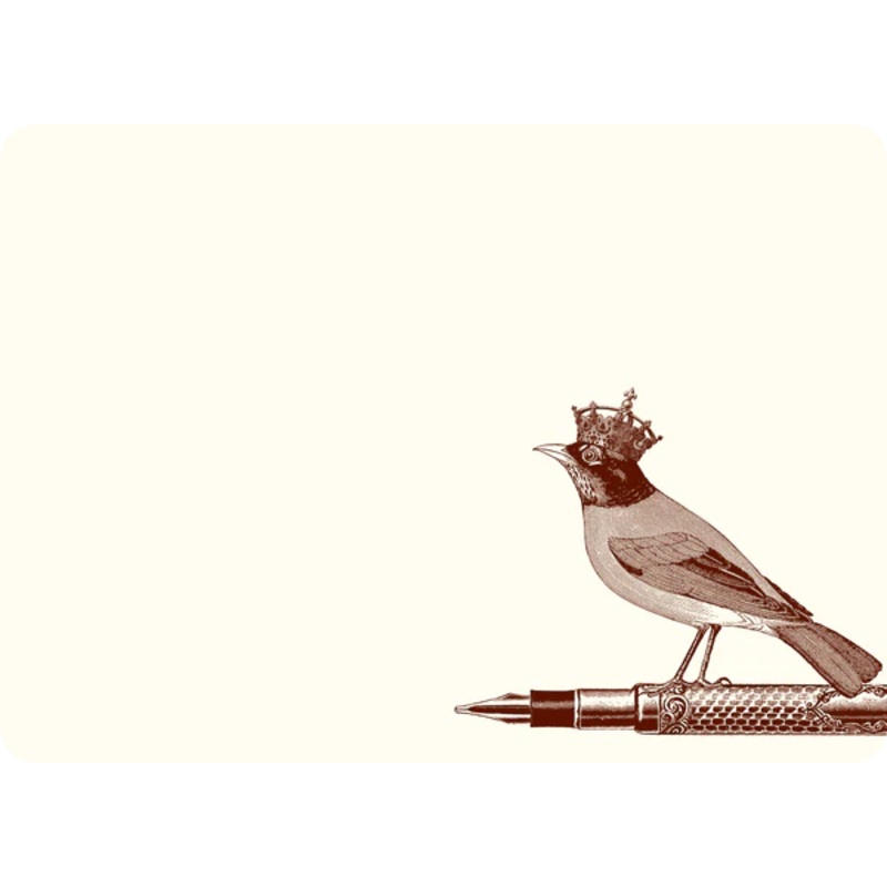 Alexa Pulitzer Sir Writes A Lot Note Card with Plain Envelope