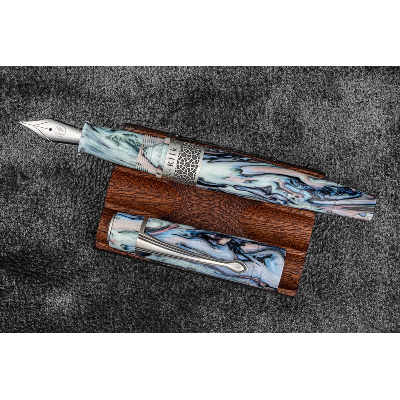 Kilk & Galen SE Celestial Fountain Pen – Red Abalone