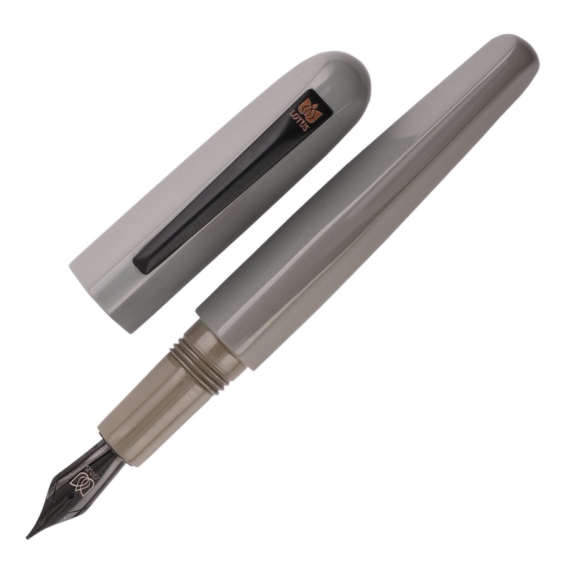 Lotus Trikone Fountain Pen – Grey BT Fine