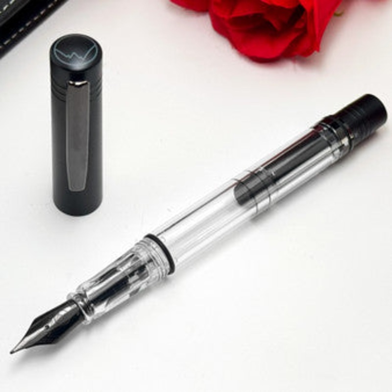 Monteverde MP1 Piston Filling Fountain Pen Black Noir Extra Fine