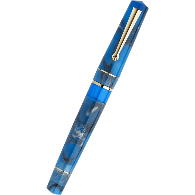 Delta Duna Reborn Fountain Pen – Blue Oasis – Steel Extra Fine