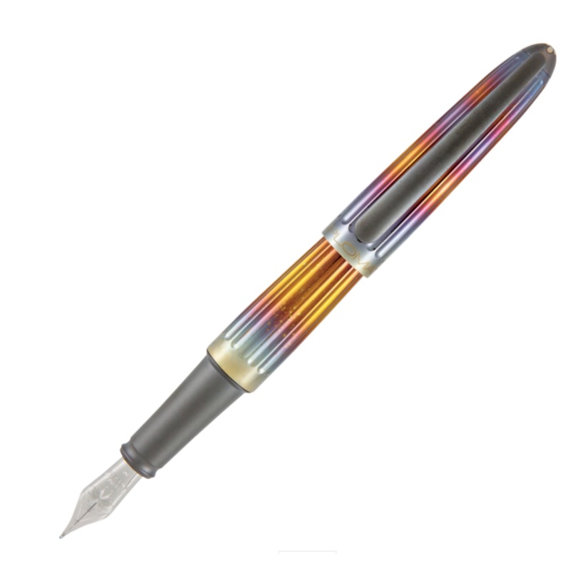 Diplomat Aero Flame Fountain Pen, Medium Nib, 14kt Gold